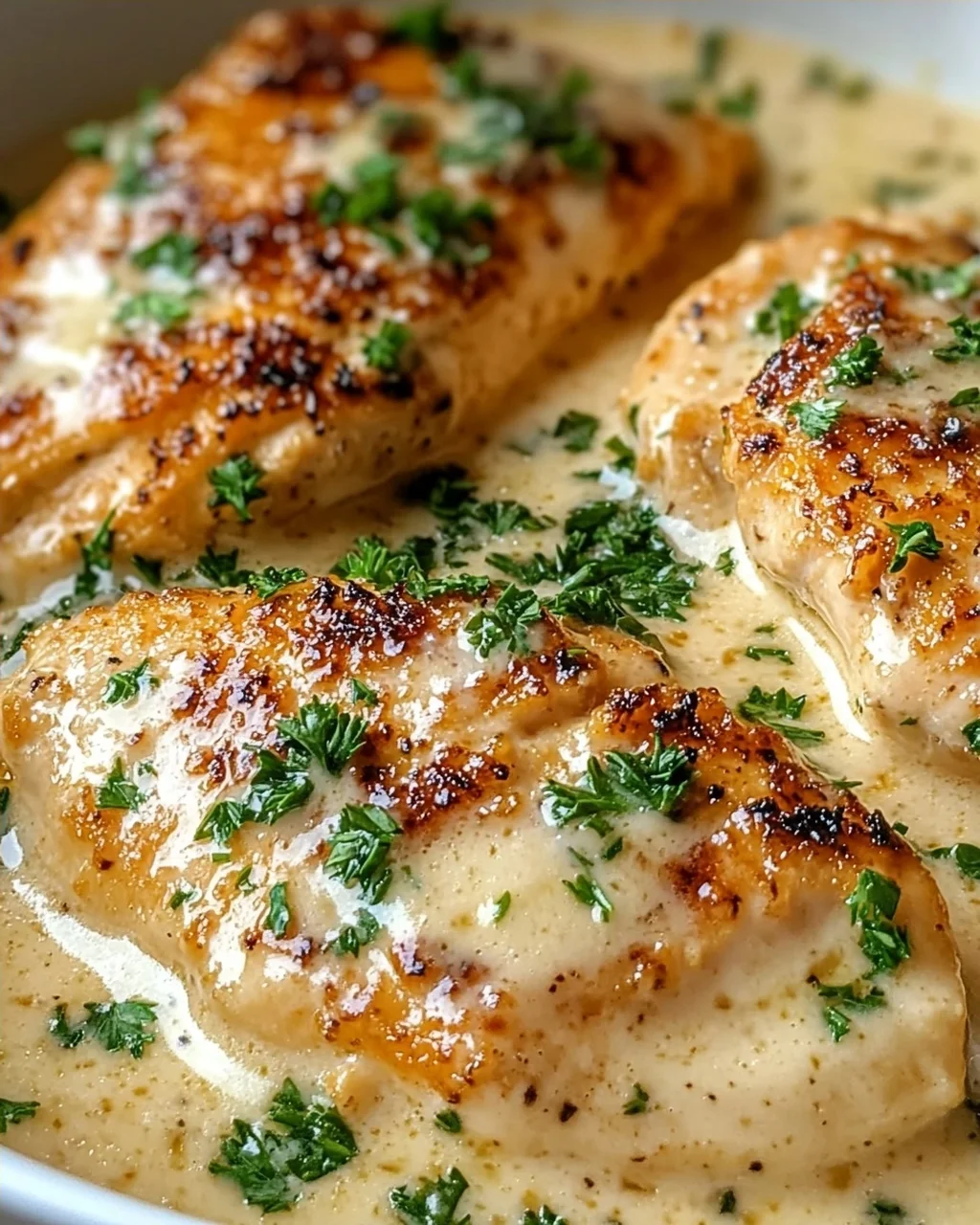 Blitzrezept für cremiges Hühnchen in Parmesan-Sauce