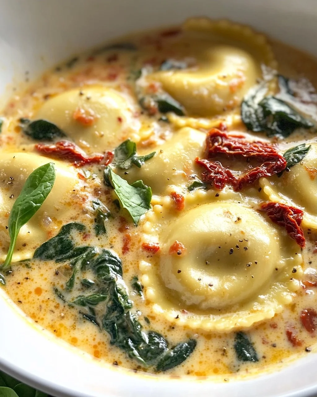 Cremige Toskanische Ravioli Suppe: Löffelweiser Genuss pur!