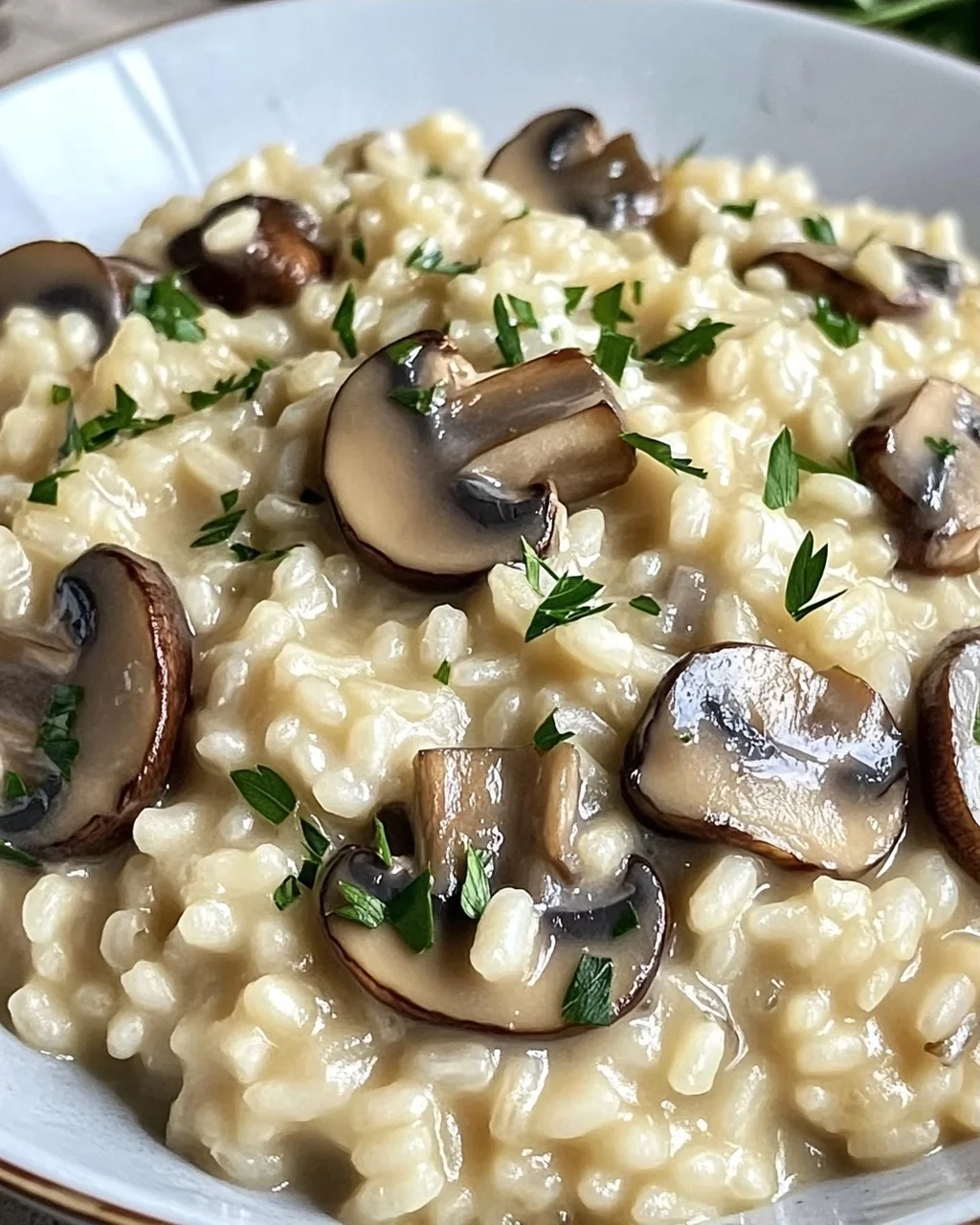 Cremiges Pilzrisotto für genussvolle Abende
