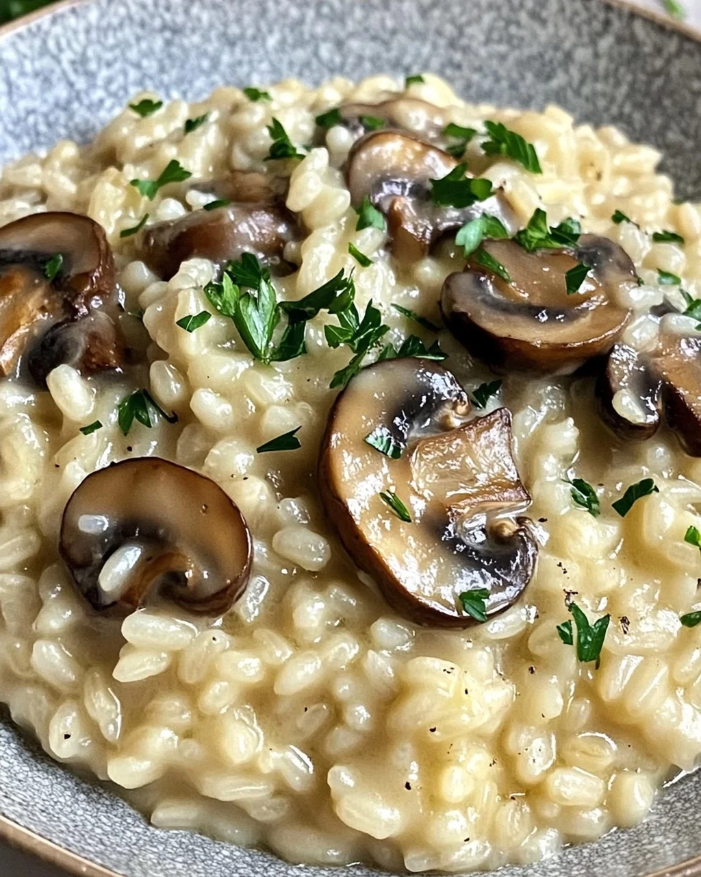 Cremiges Pilzrisotto für genussvolle Abende