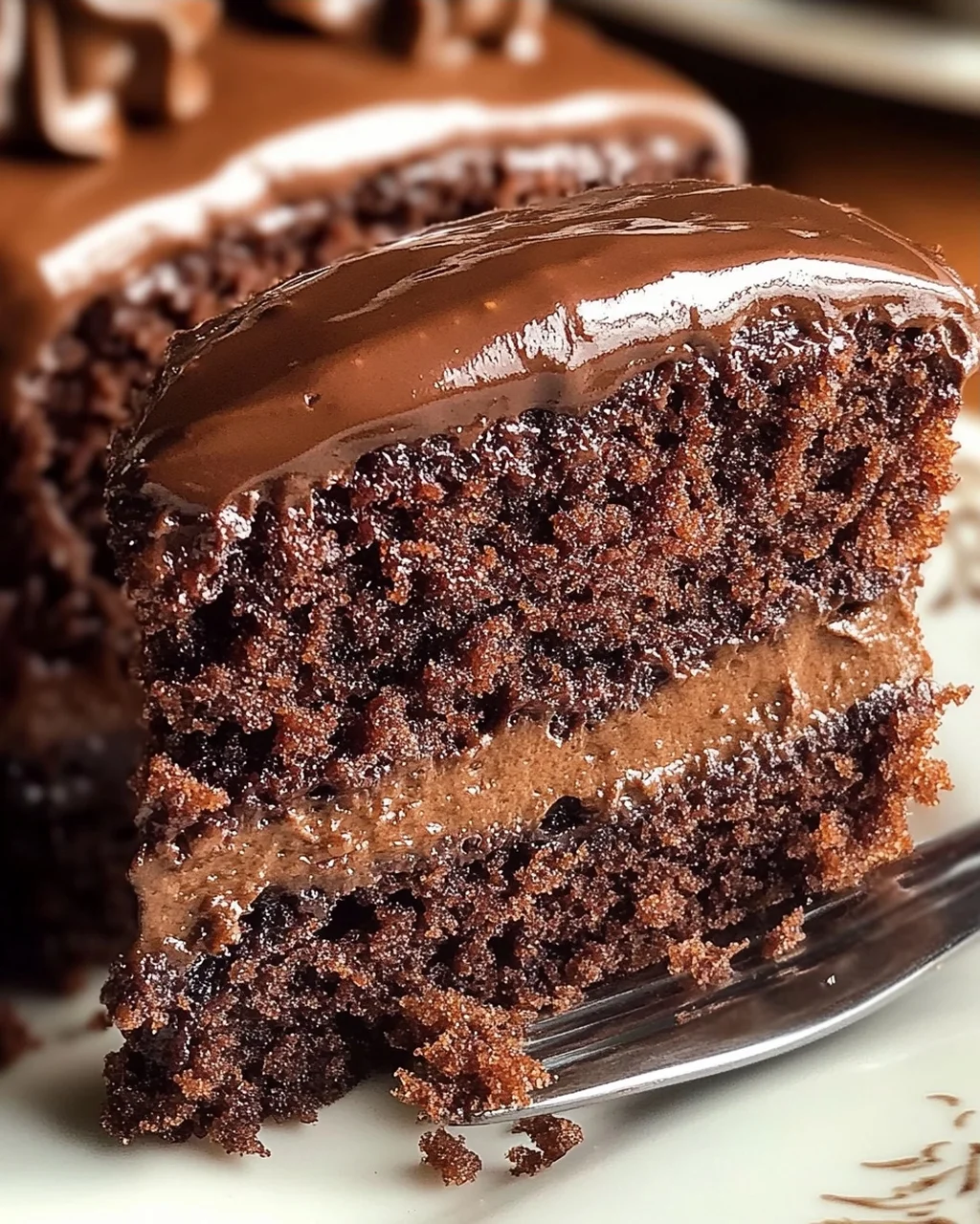 Gewürzkuchen mit Schokolade