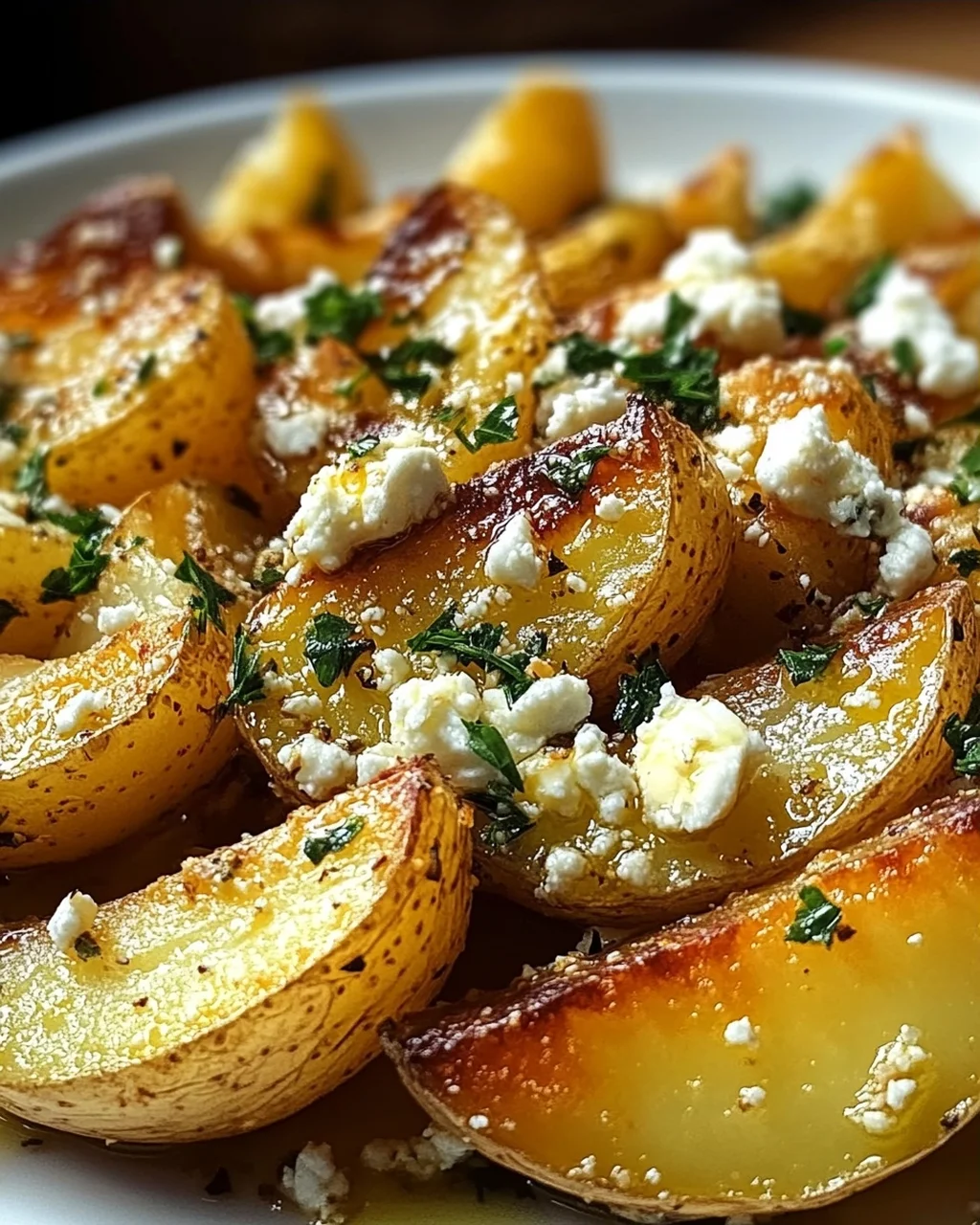 Leckere Kartoffeln mit Feta und Knoblauch - einfach genießen!