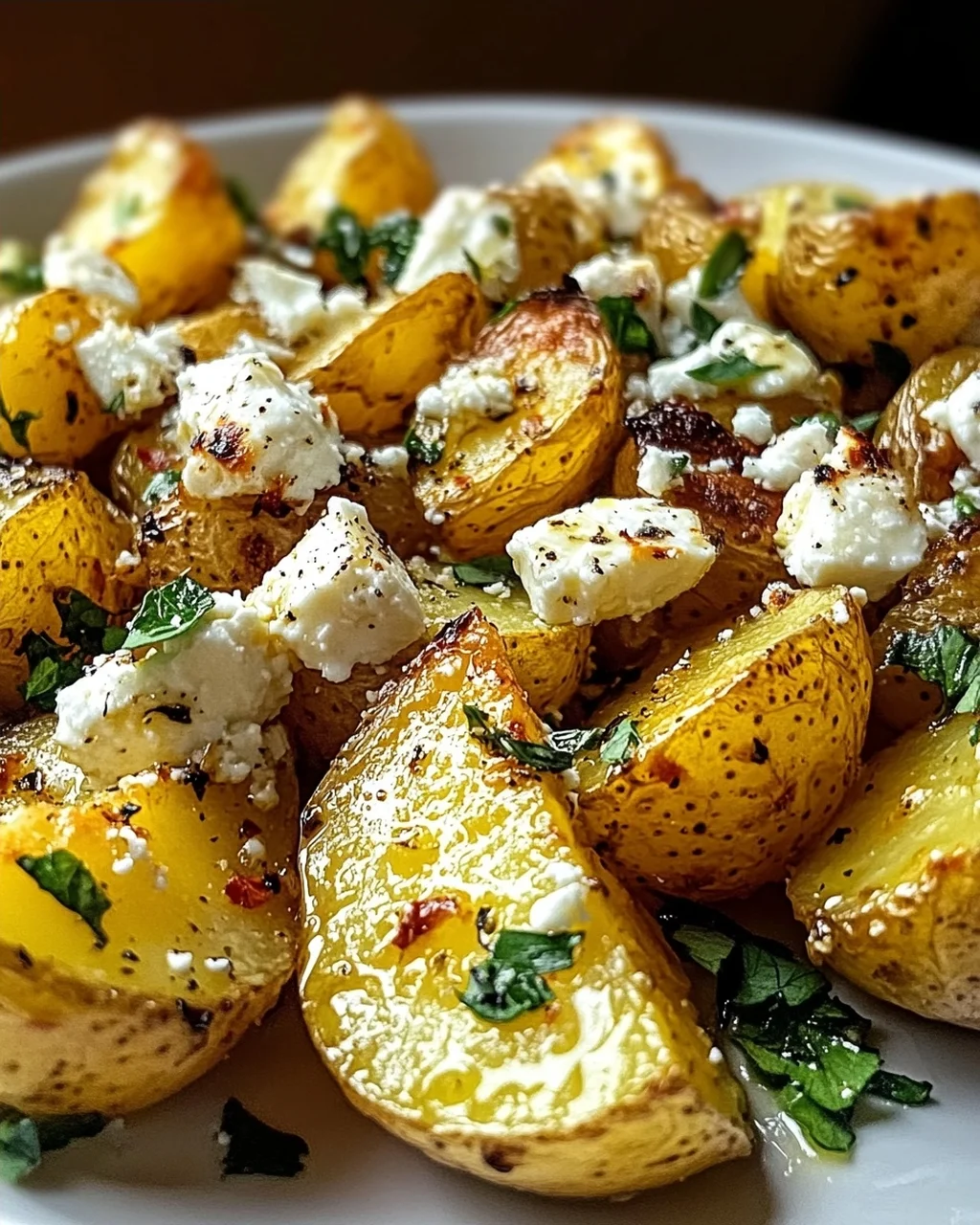 Leckere Kartoffeln mit Feta und Knoblauch - einfach genießen!