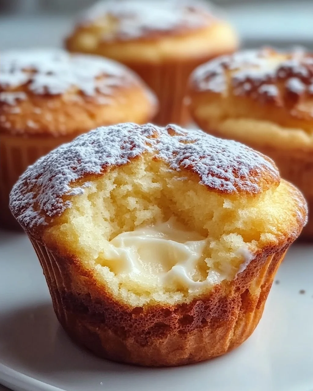 Quarkmuffins mit Vanillepudding: Flauschig-cremiger Genuss!