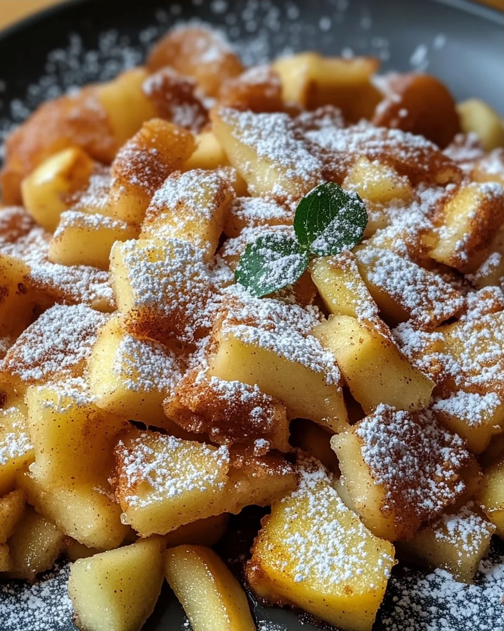 Rezept für Apfel Zimt Kaiserschmarrn