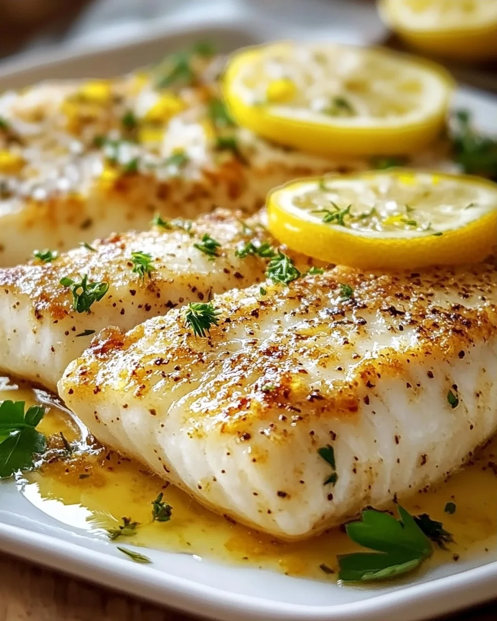 Saftiges Zitronenfischfilet aus dem Ofen – aromatisch & zart!