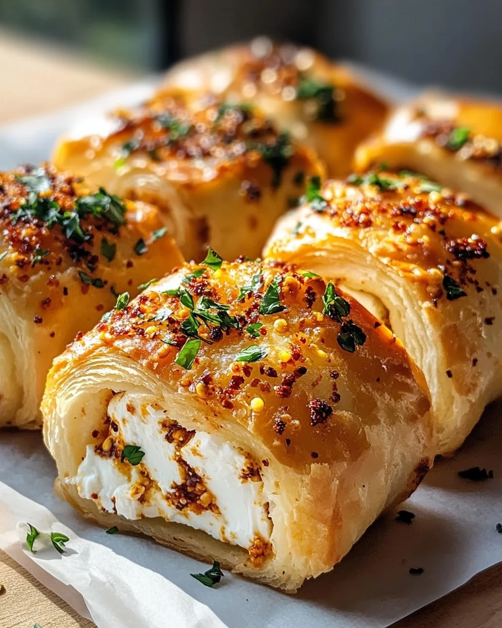 Spicy Feta Rolls: Quick & Easy Chili Flake Recipe