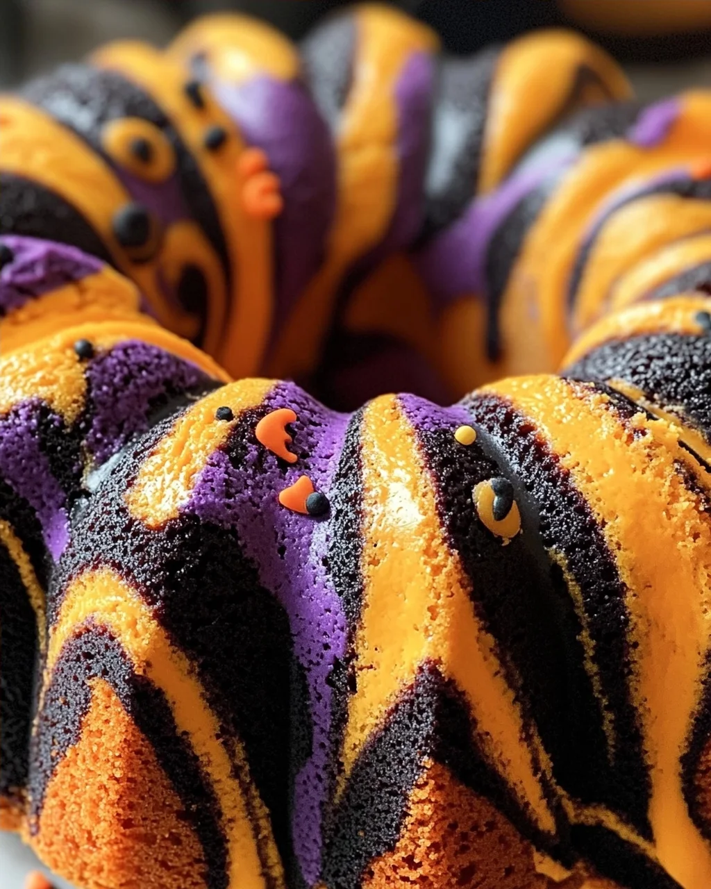 Spooky Swirl Halloween Bundt Cake – Dein Gruselkuchen!