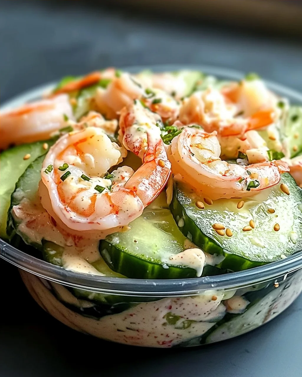 Sushi Gurkensalat – Erfrischend und cremig lecker