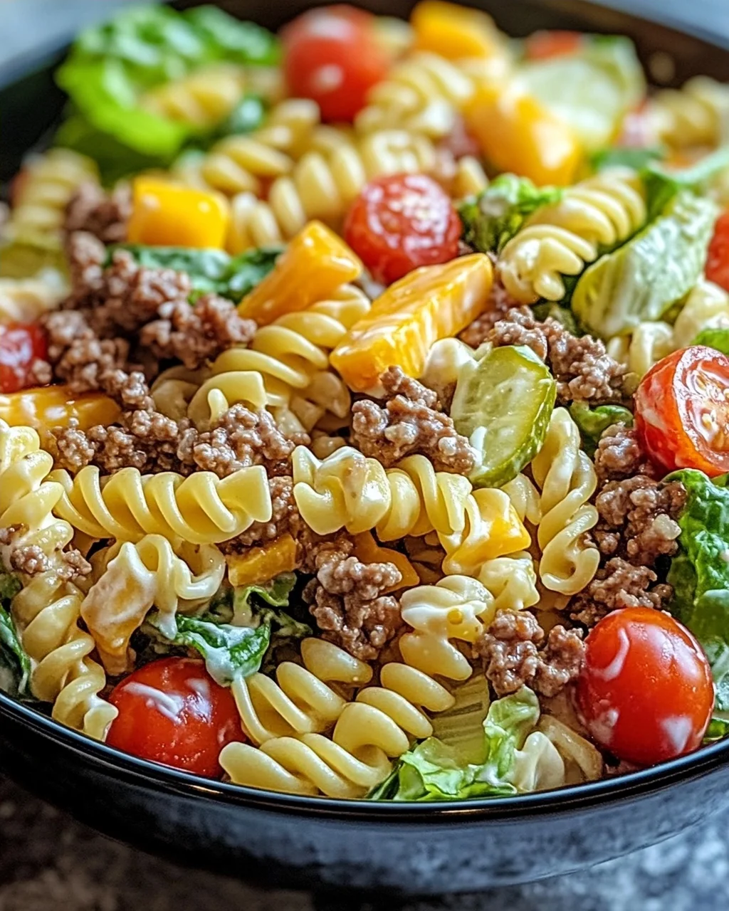 Big Mac Nudelsalat: Burgerflair in einer Schüssel