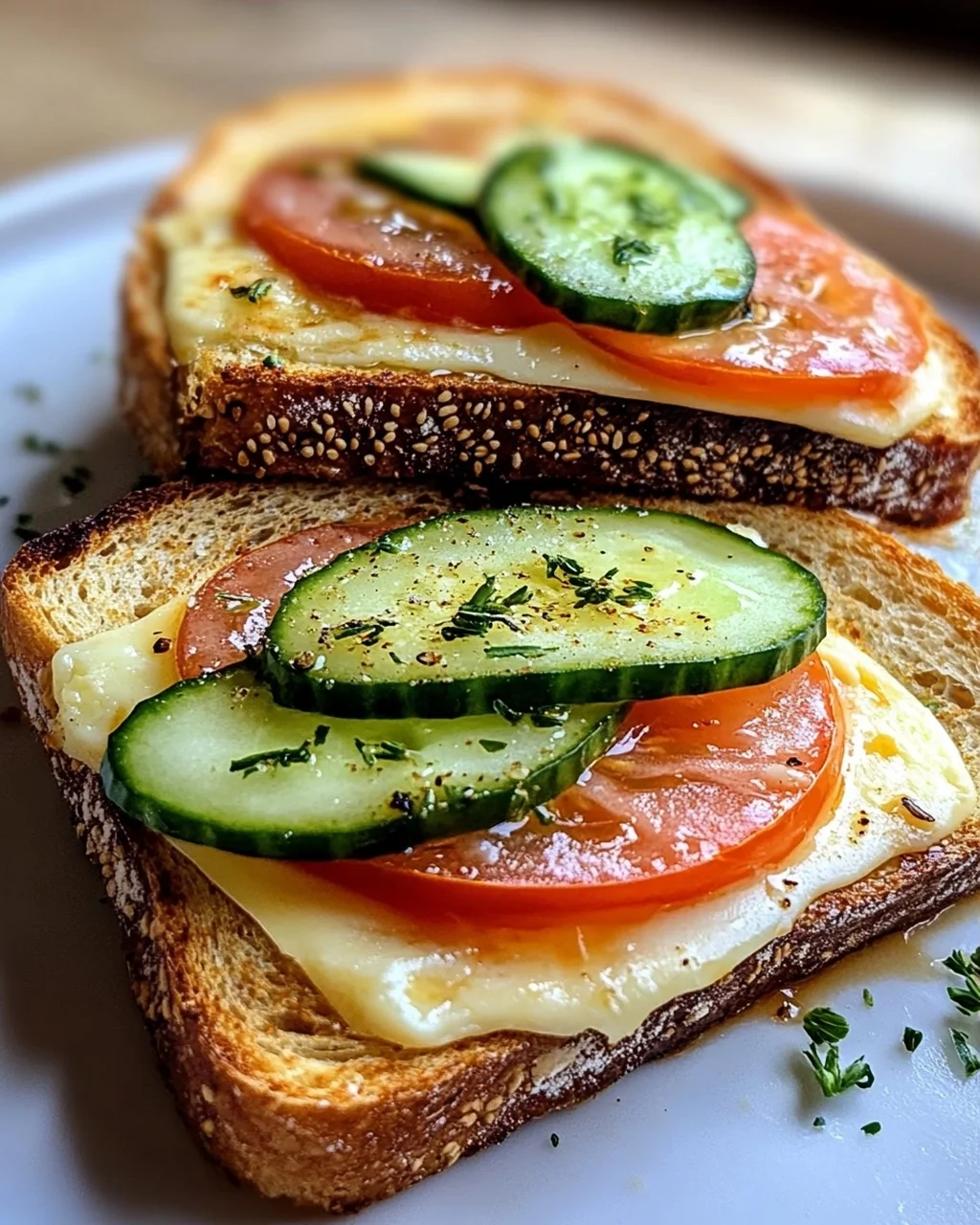 Bulgarische Käse Sandwiches