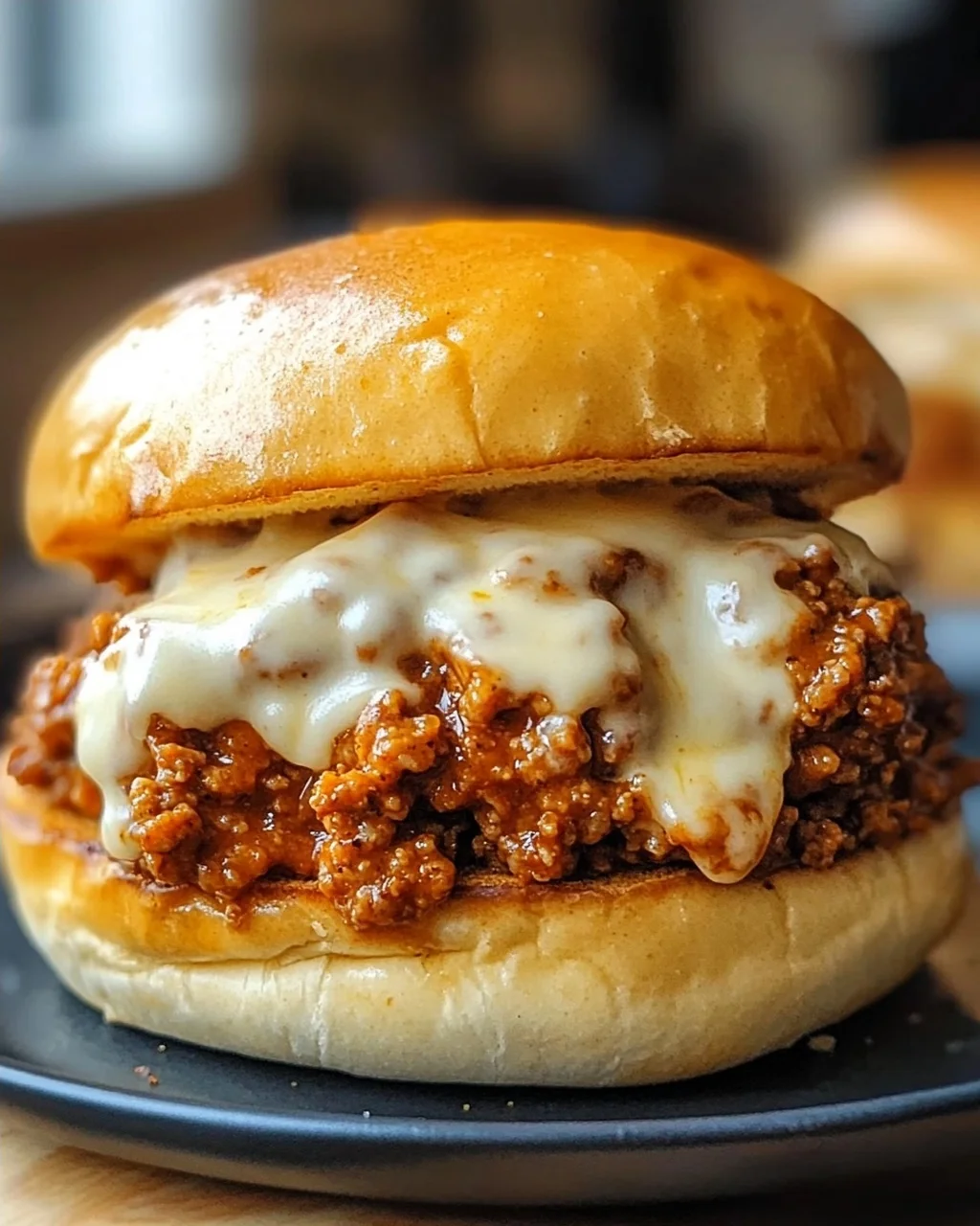 Cajun Chicken Sloppy Joes mit cremiger Käsesauce