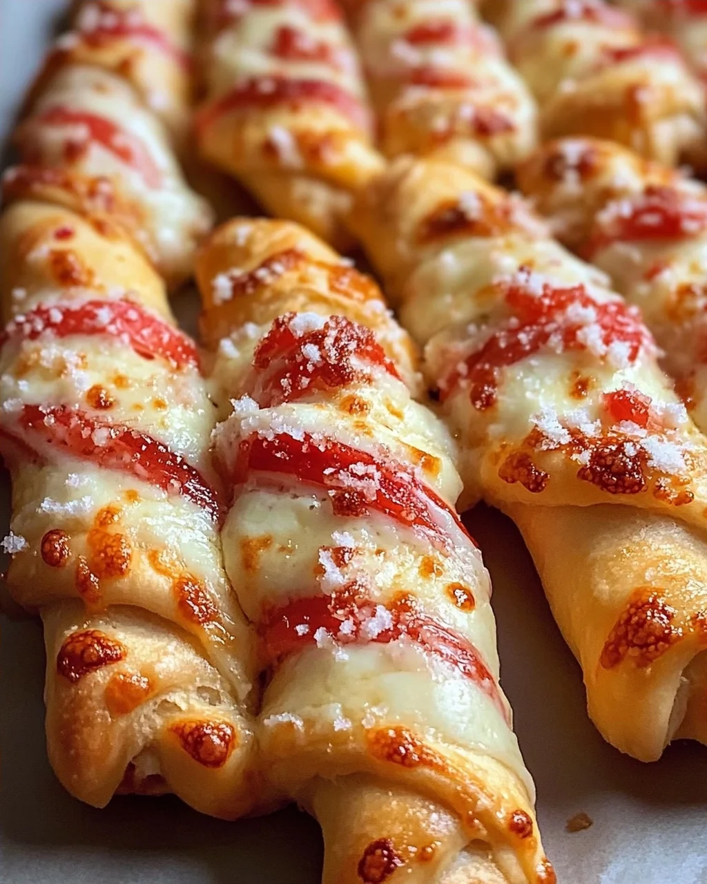 Candy Cane Pizza Breadsticks: Süßes Vergnügen für Weihnachten!