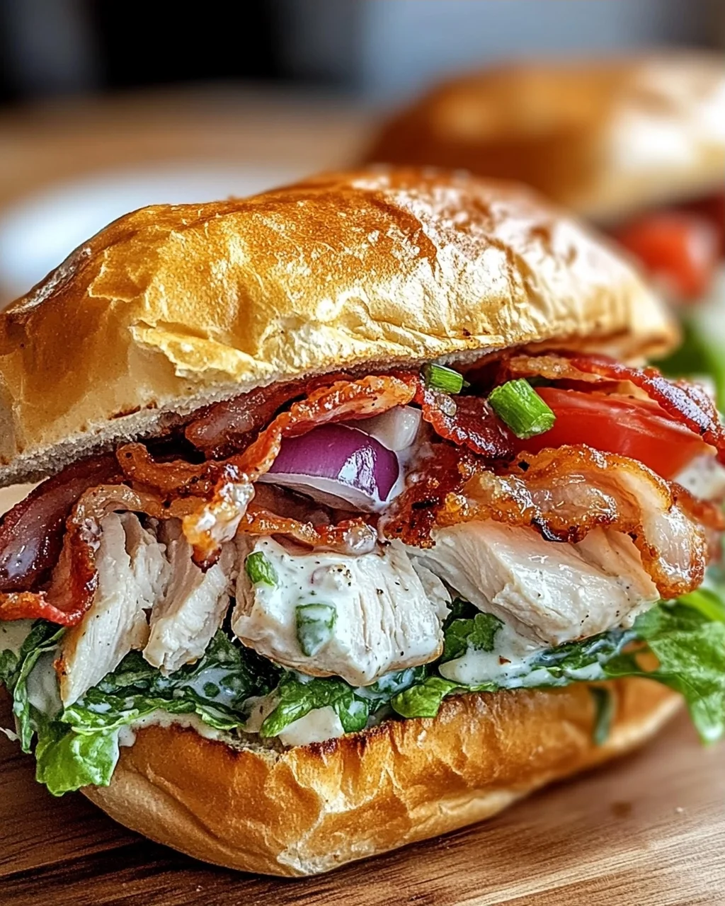 Chopped Chicken Beef Bacon Ranch Sandwich: Schnelle Geschmacksbombe