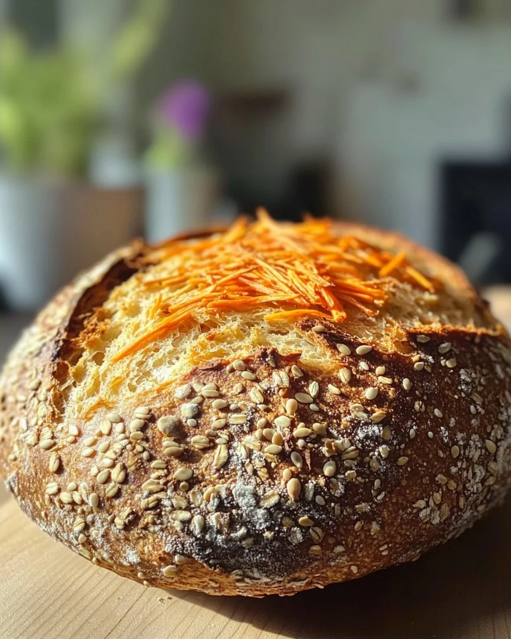 Dinkel Joghurt Brot mit Möhren - Rübli-Brot