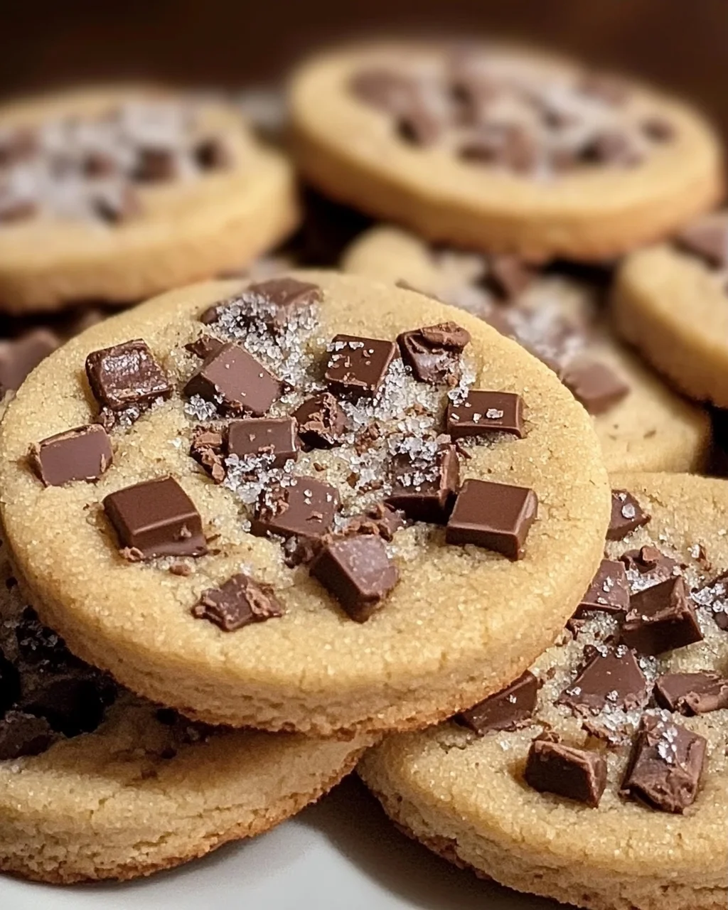 Espresso-Shortbread-Kekse mit Toffee-Stücken Rezept