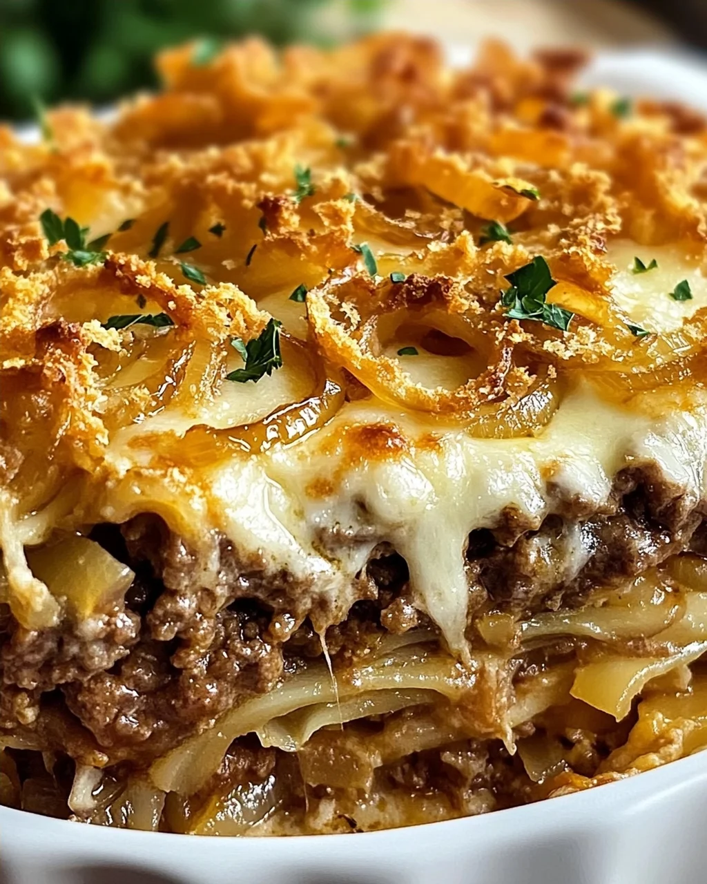 French Onion Beef Casserole