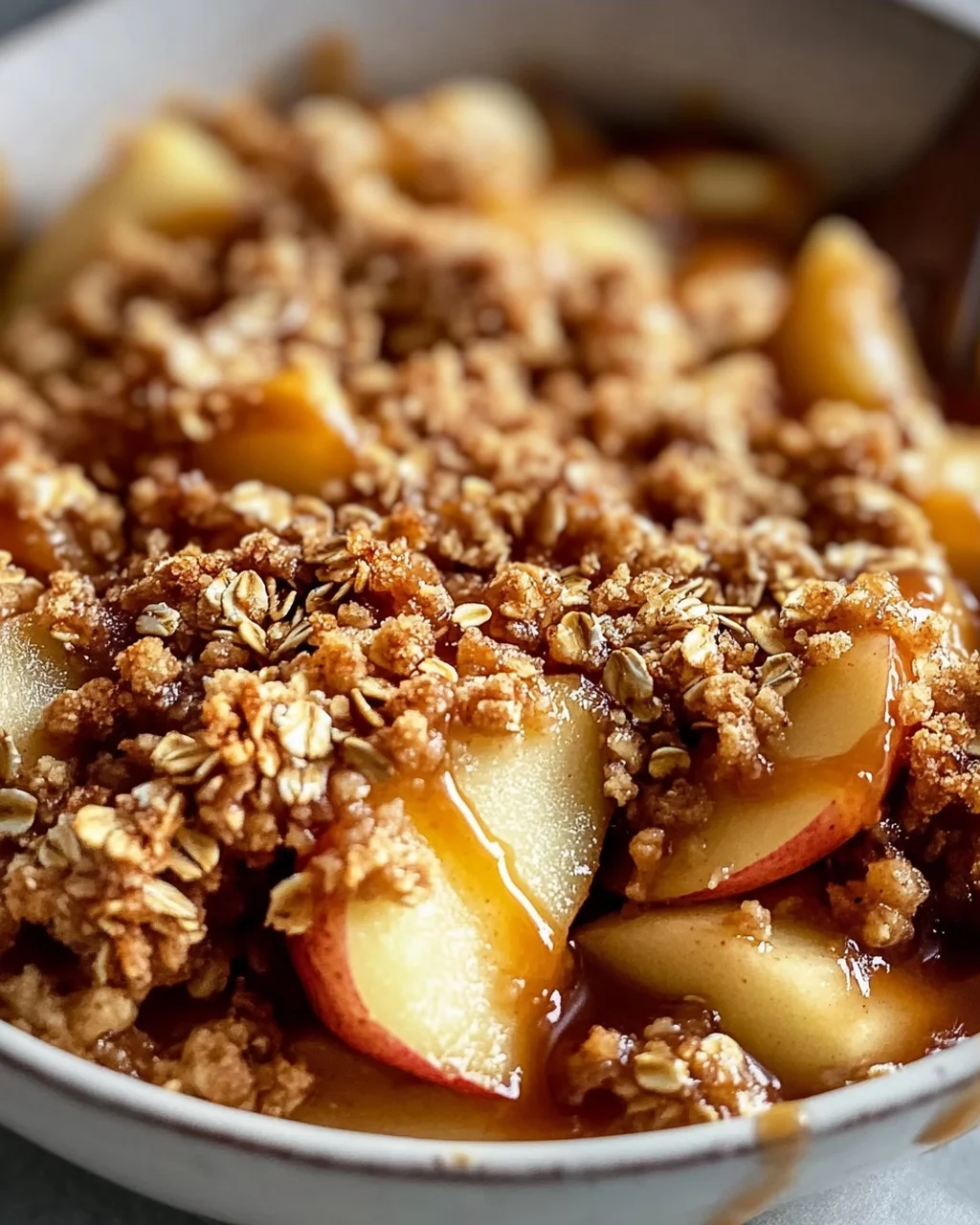 Gesalzener Karamell-Apfel-Crisp: Dein süßes Herbstglück!