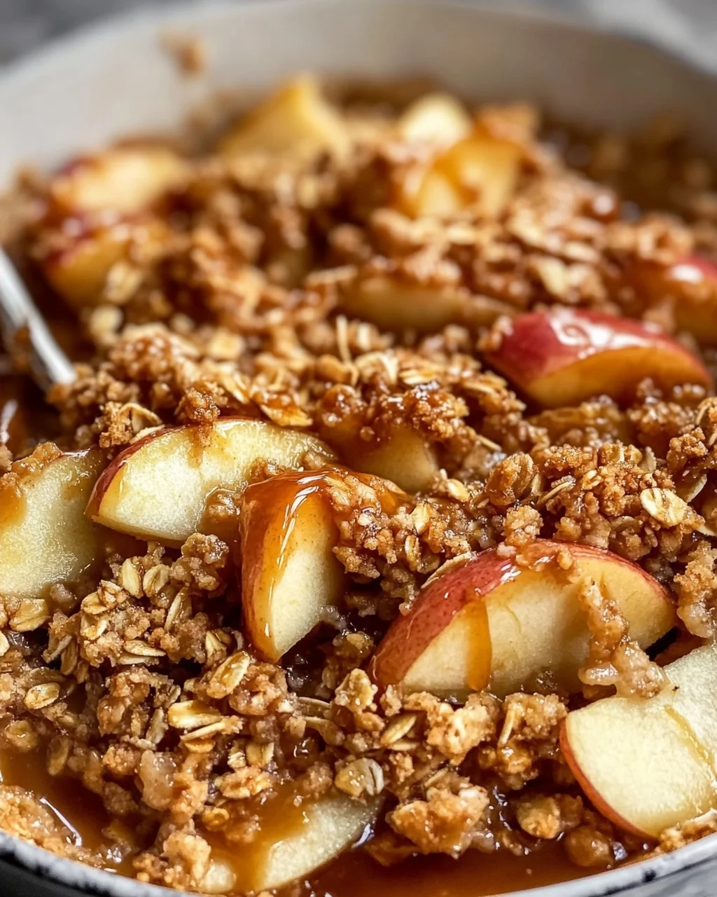 Gesalzener Karamell-Apfel-Crisp: Dein süßes Herbstglück!