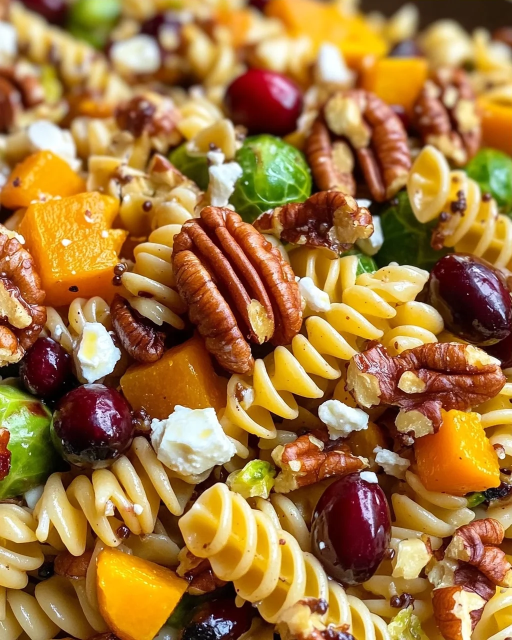 Herbstlicher Ernte-Nudelsalat
