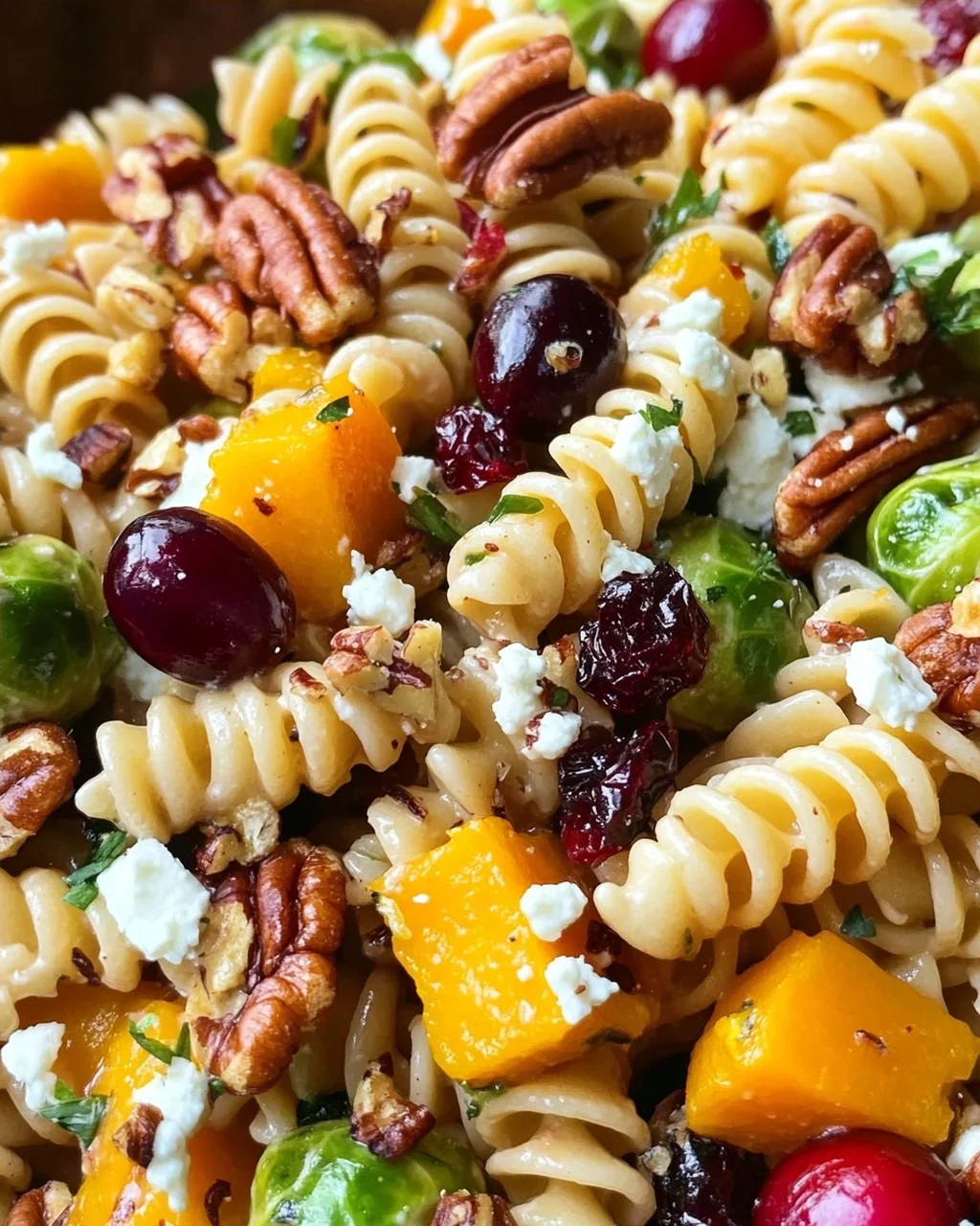 Herbstlicher Ernte-Nudelsalat