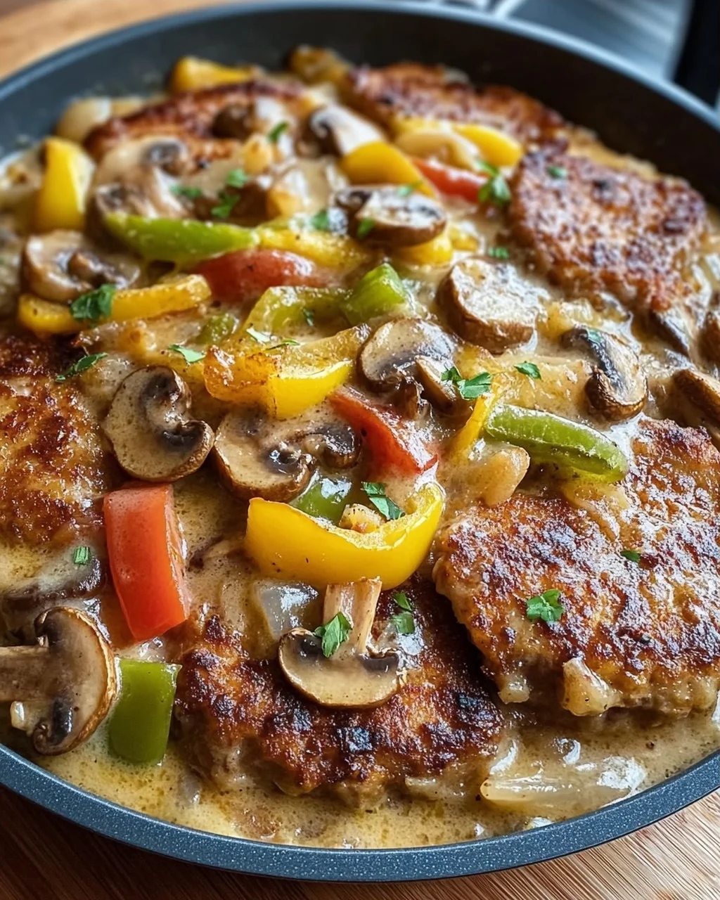 Herzhafte Rinder-Schnitzelpfanne: Einfach & lecker!