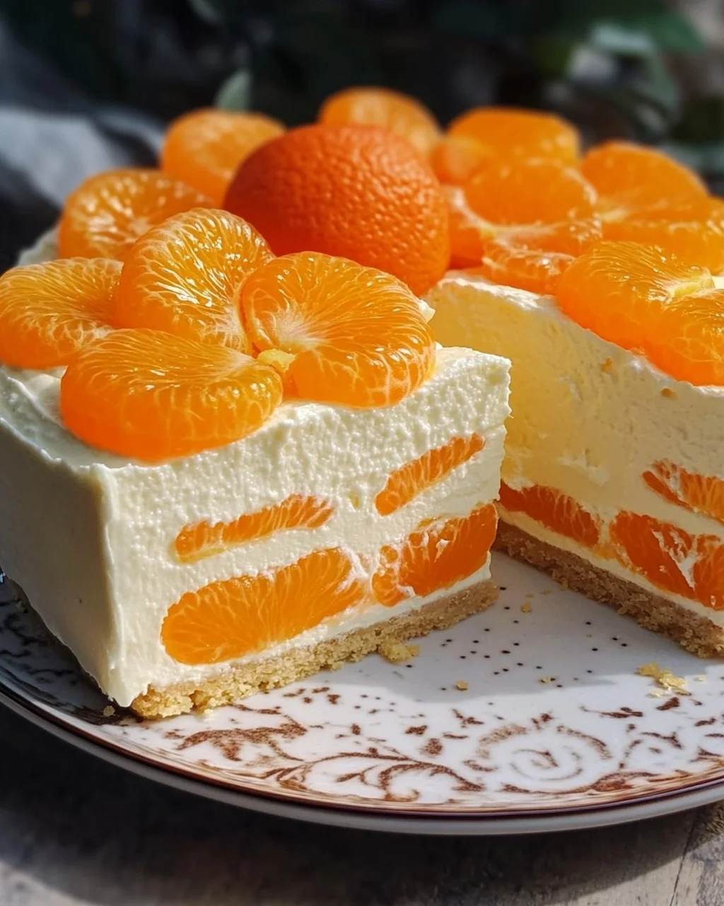 Mandarinen-Quark-Kuchen mit Geheimzutat