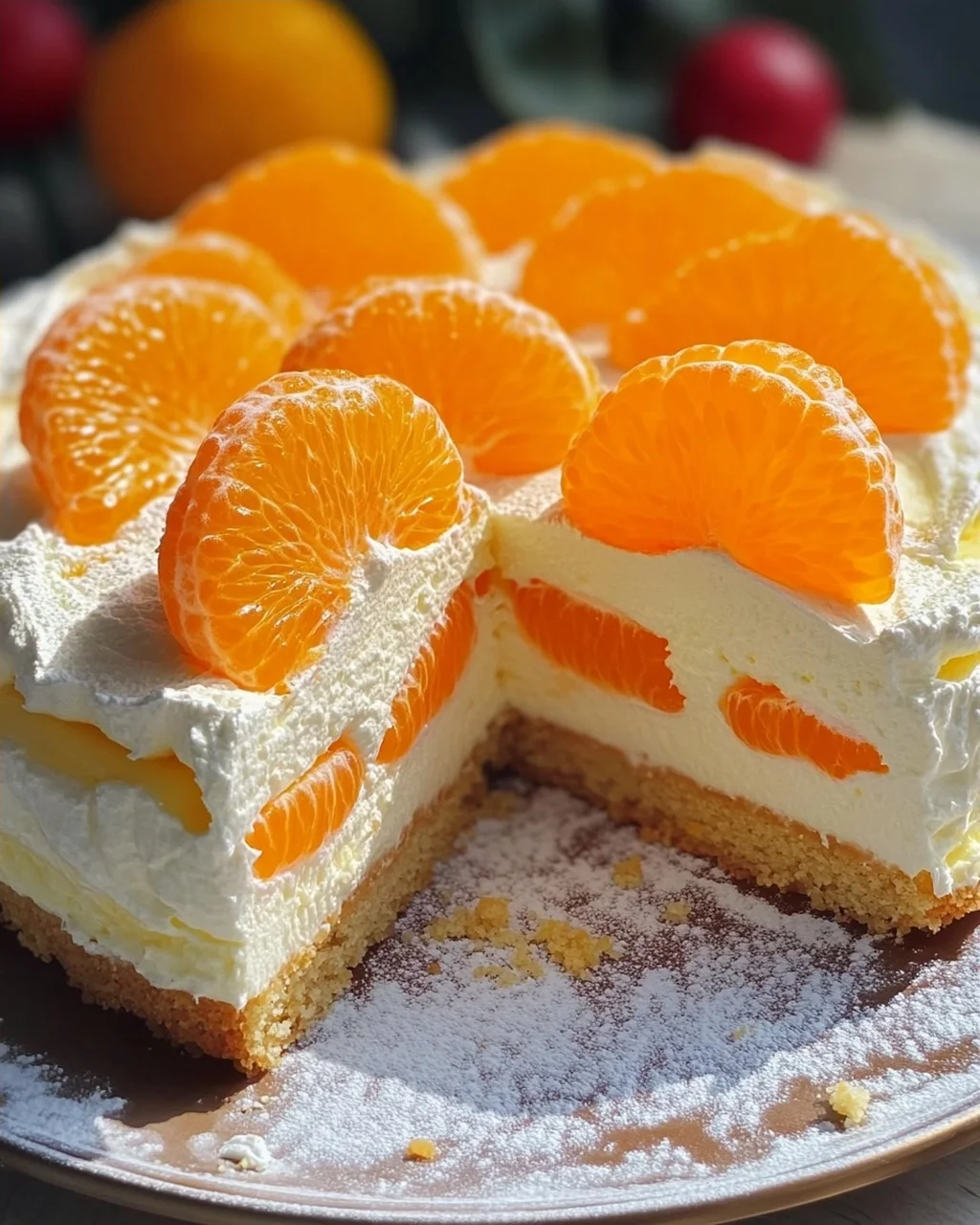 Mandarinen-Quark-Kuchen mit Geheimzutat