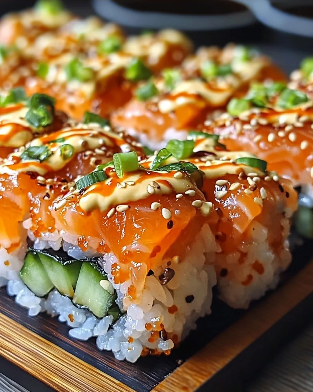 Spicy Salmon Sushi Bake