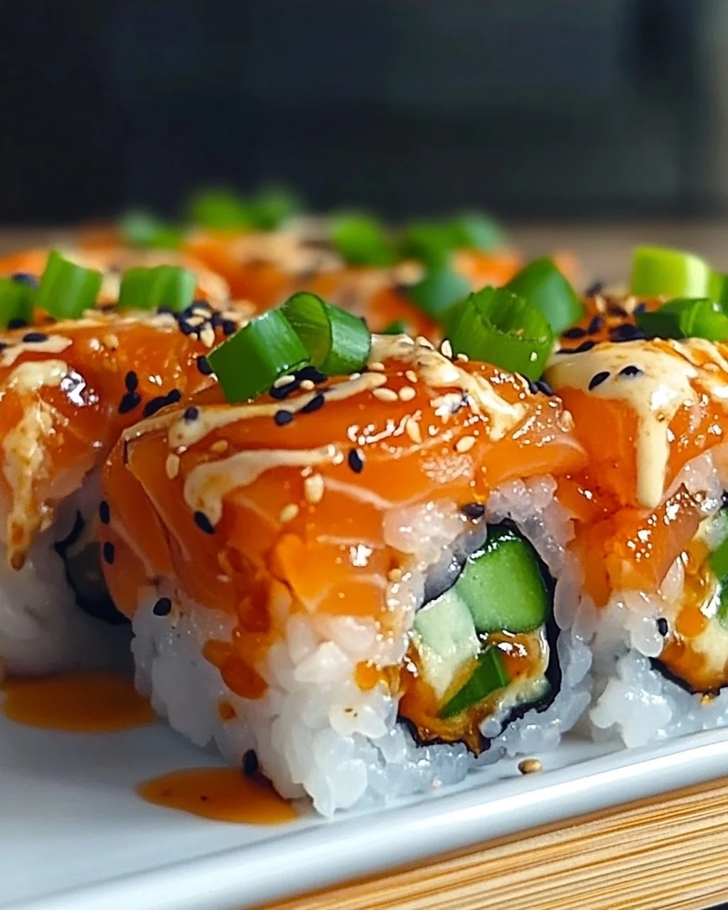 Spicy Salmon Sushi Bake