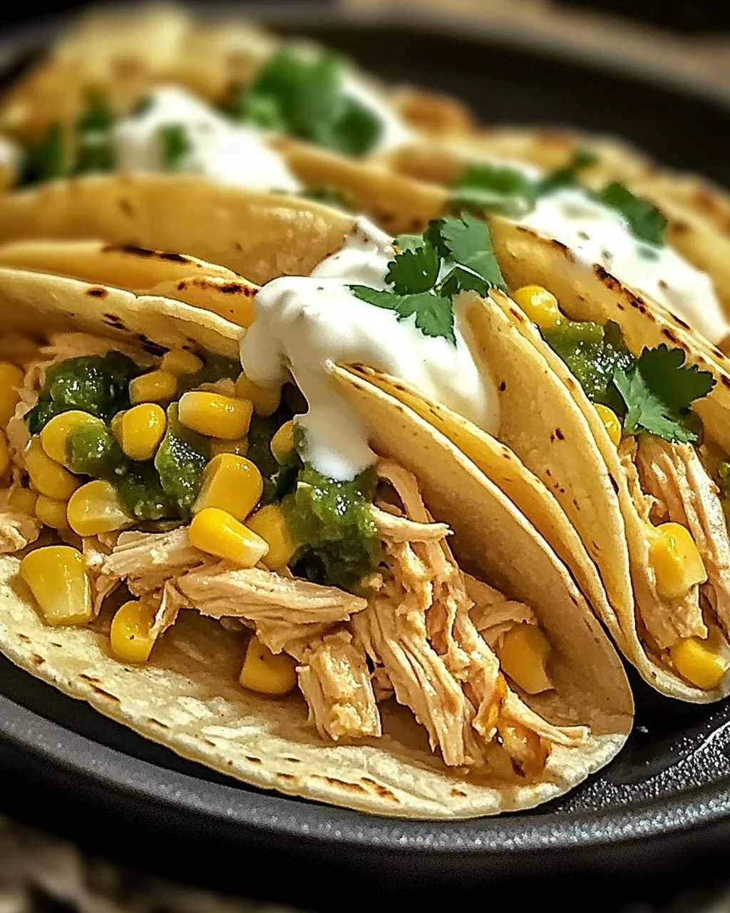 Weiße Hühner-Chili-Tacos für die ganze Familie