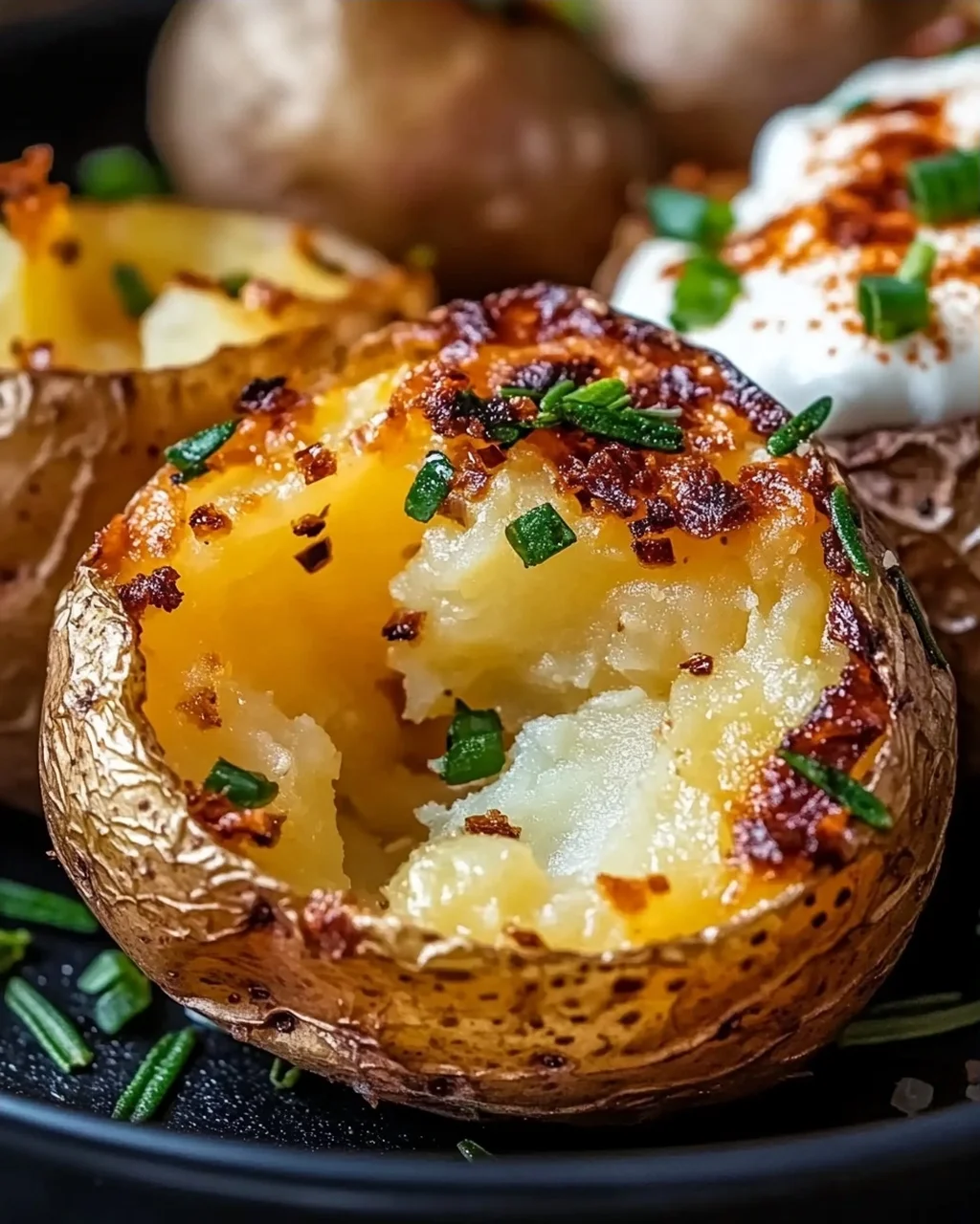 Würzige Ofenkartoffel aus der Heißluftfritteuse