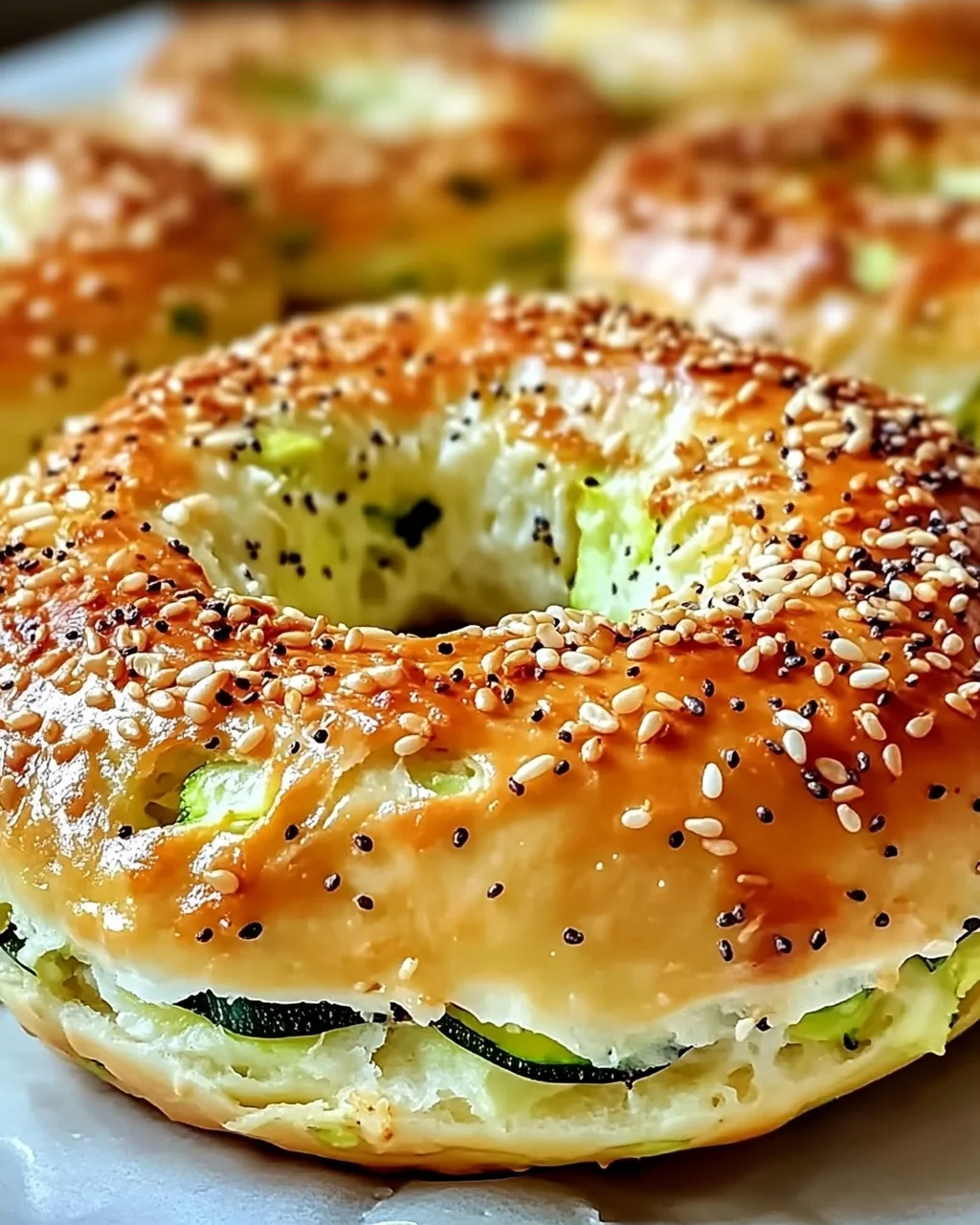 Zucchini Bagels: Gesund, glutenfrei und lecker